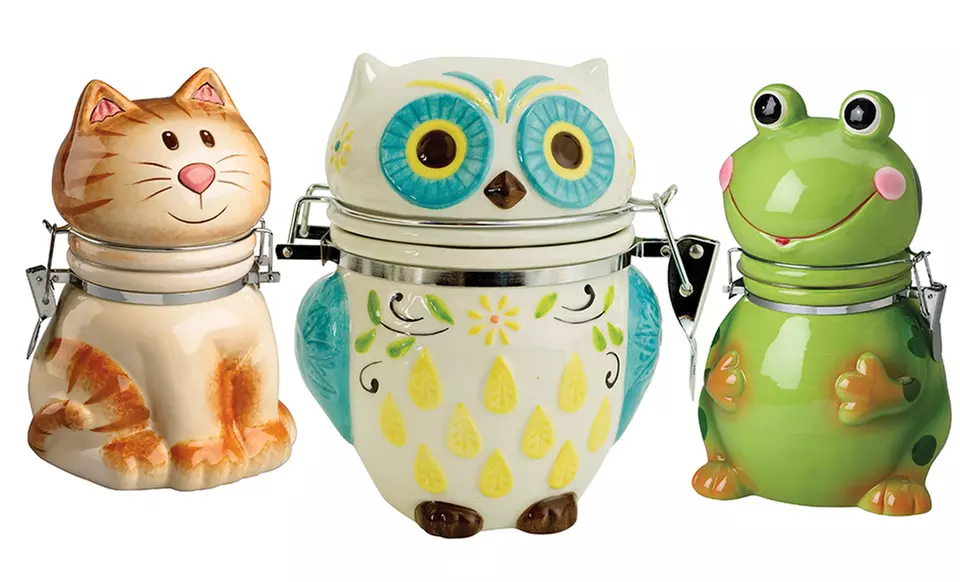 Hinged Jars with Animal Designs - Primary Image
