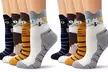 4x, 8x oder 12x Paar Socken mit Katzen-Motiv, inkl. Versand - Image 2