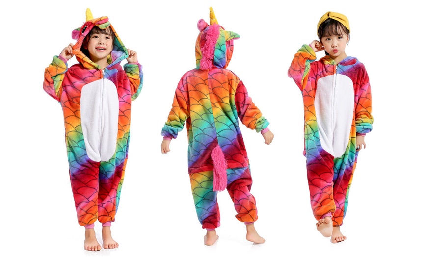 Image 9: Kids' Unicorn Onesie