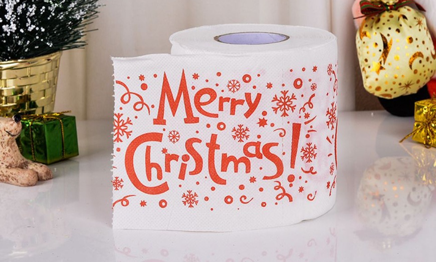 Image 14: Christmas Themed Toilet Roll Paper