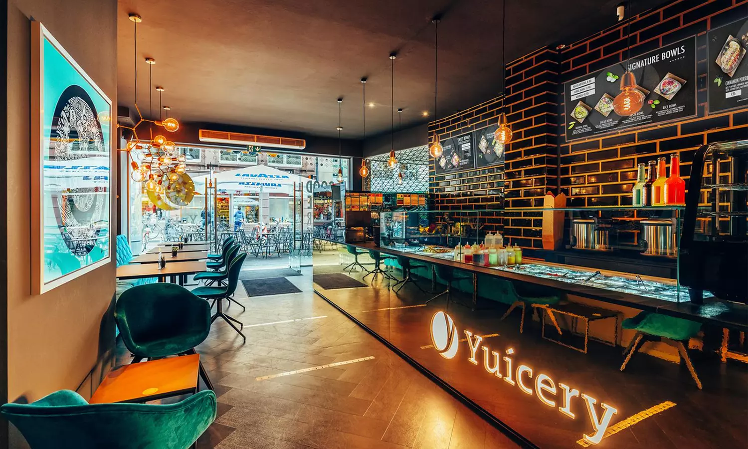 Sweet Bowl und Softgetränk