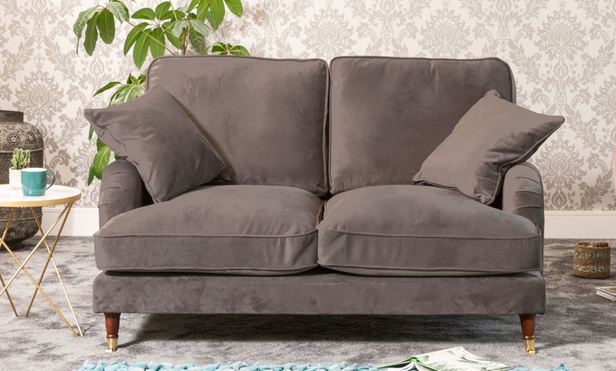 Image 5: Callaway Velvet Sofa Selection