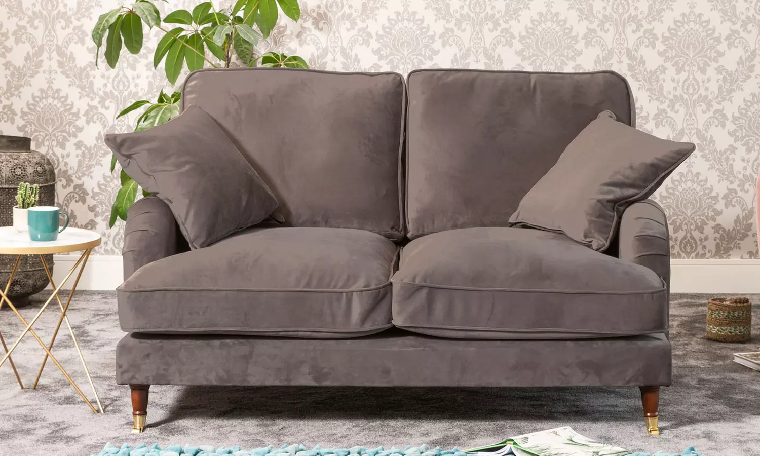 Callaway Velvet Sofa Selection