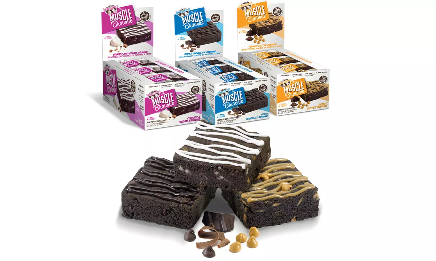 Lenny & Larry's All Natural Muscle Brownie (12-Pack) - Primary Image