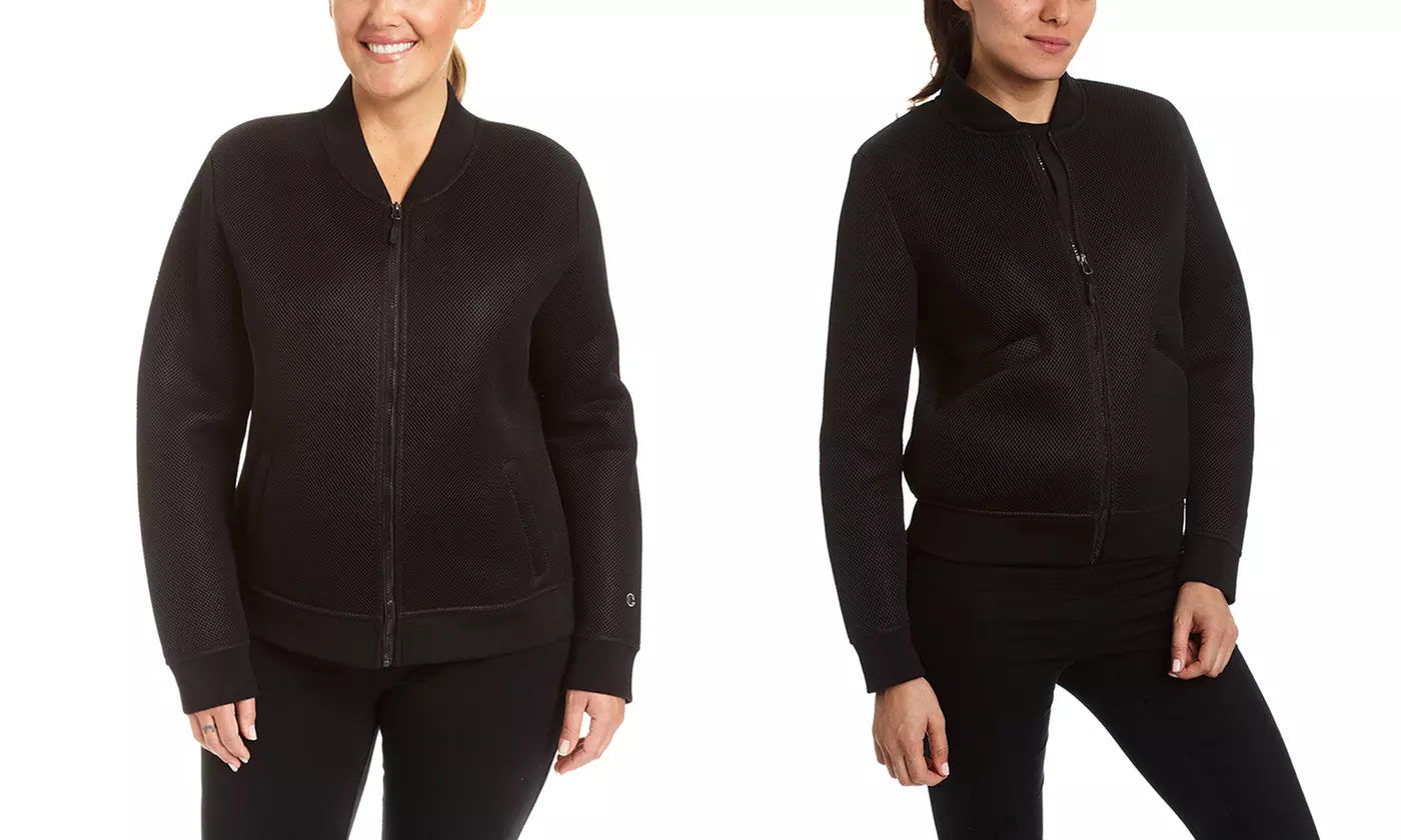 Champion Women's Neoprene Bomber Jacket - Primary Image