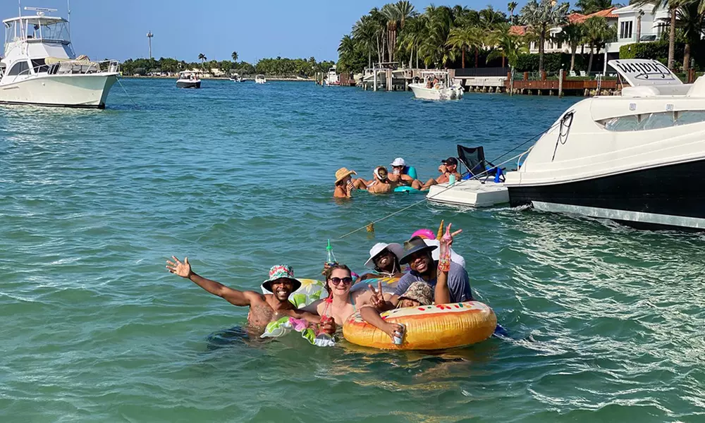 5-Hour Private Sandbar Boat or Party Charter, Private Snorkeling &More