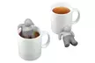 1x, 2x oder 3x Witzige Silikon Tee-Männchen zum Zubereiten von losem Tee in der Tasse, optimal für Büro&Zuhause - Second Medium