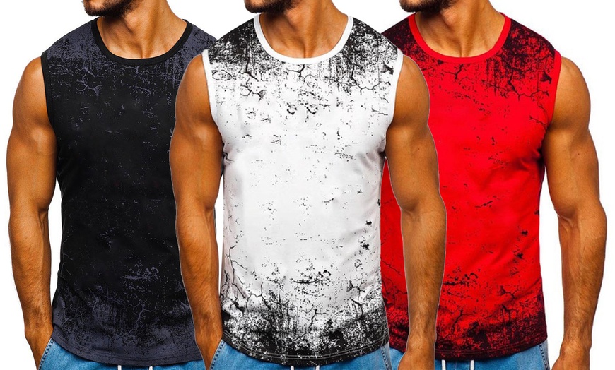 Image 1: Casual tanktop voor heren