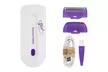 Wiederaufladbarer elektrischer Epilierer mit LED-Licht und austauschbaren Köpfen - Second Medium