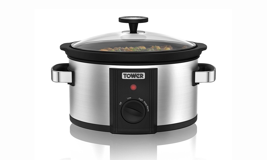 Image 2: Tower 3.5L Slow Cooker