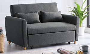 Two-Seater Pull-Out Sofa Bed