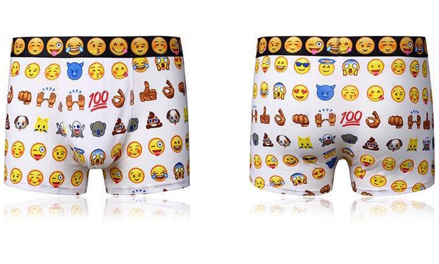 Image 4: Smiley Emoji Boxers Six-Pack