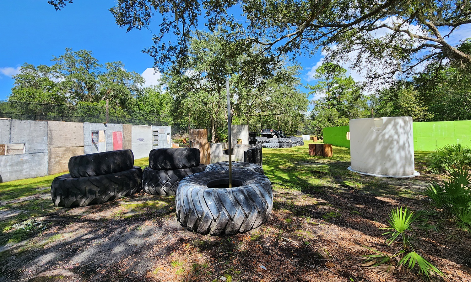 Paintball package for up to six people: fun outdoor adventure