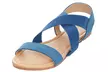 Floopi Women's Summer Criss-Cross Slingback Elastic Strap Flat Sandals - Second Medium