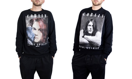 Maglia da uomo Gas, edizione Kurt Cobain, disponibile in 2 modelli e varie taglie