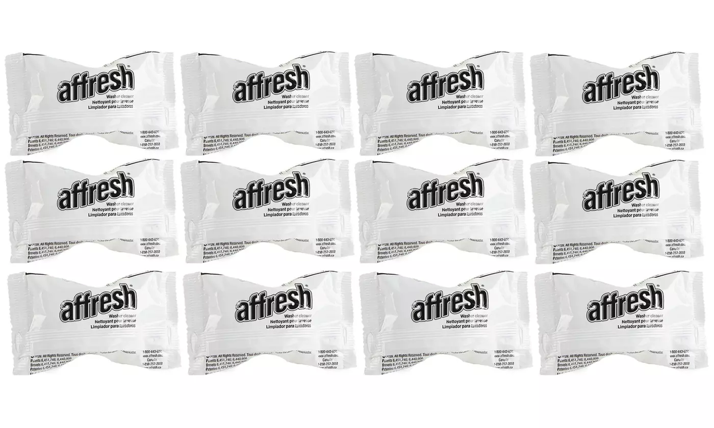 Pack de 6 ou 12 pastilles de nettoyage pour machine à laver - Second Medium