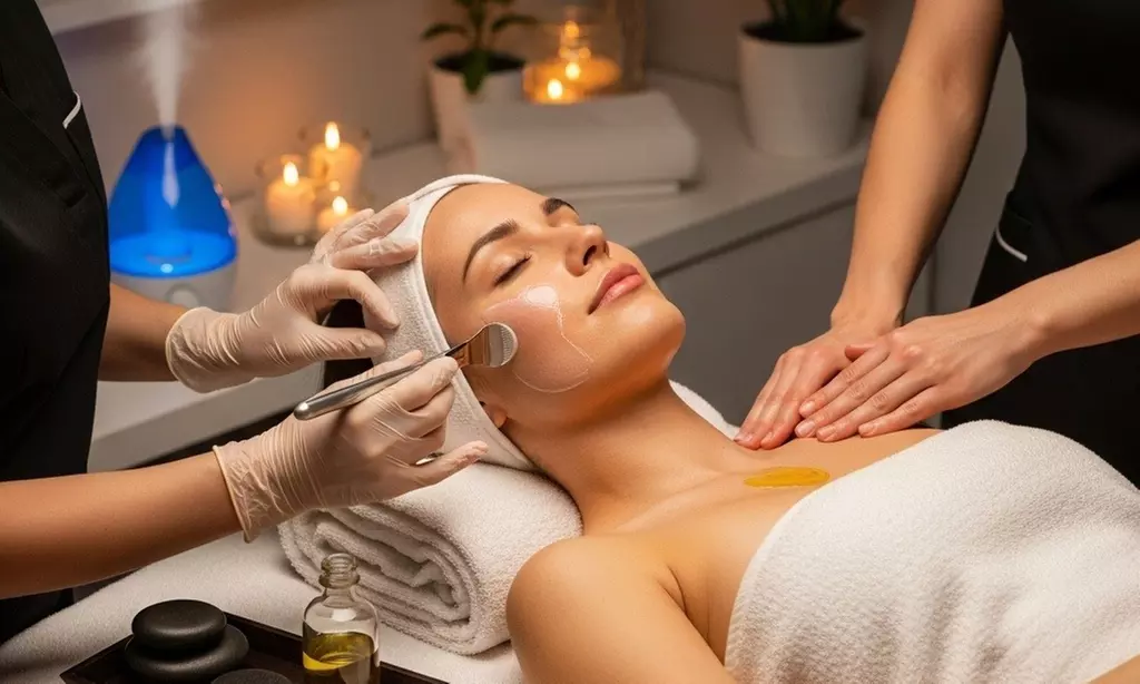 60-Minute Dermaplane or Microcurrent Facial with Massage