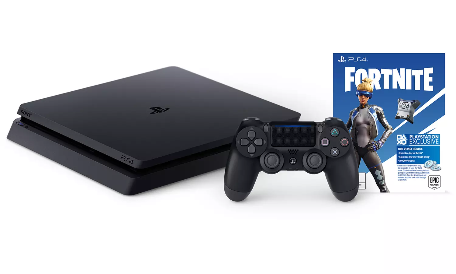 Sony PlayStation 4 Slim 1TB Game Console with Fortnite Neo Versa  - Primary Image