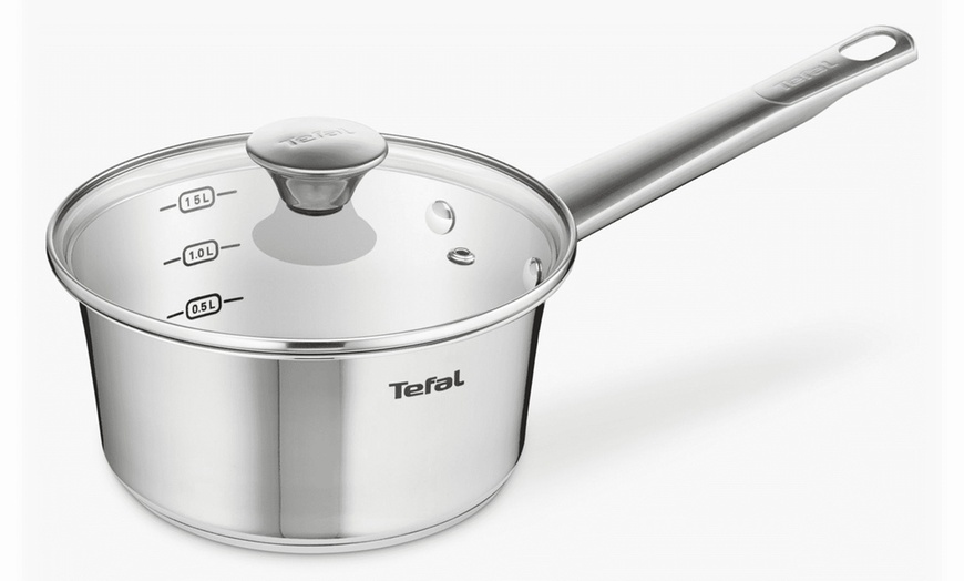 Image 2: Tefal Simpleo Stainless Steel Five-Piece Cookware Set