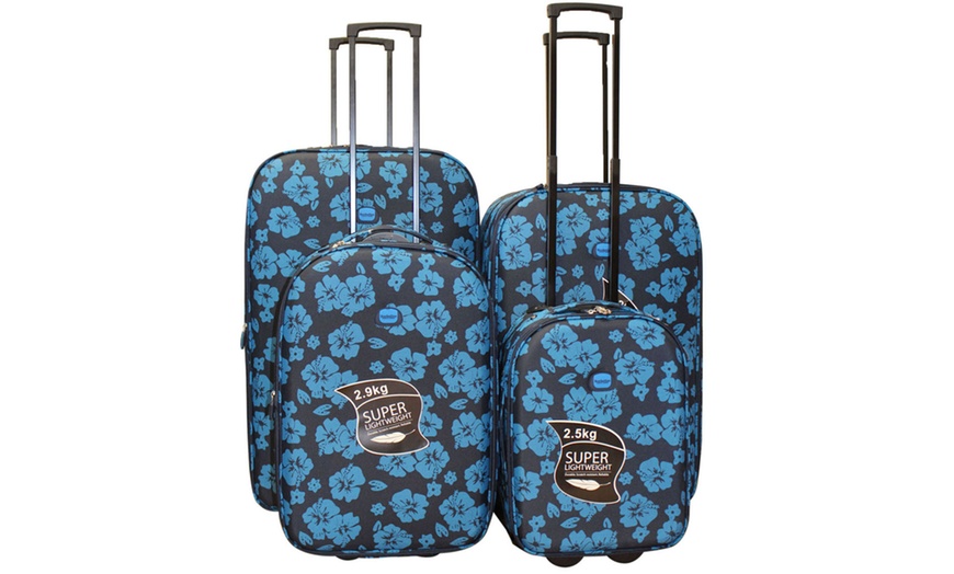 Image 5: Five Soft Shell Suitcases