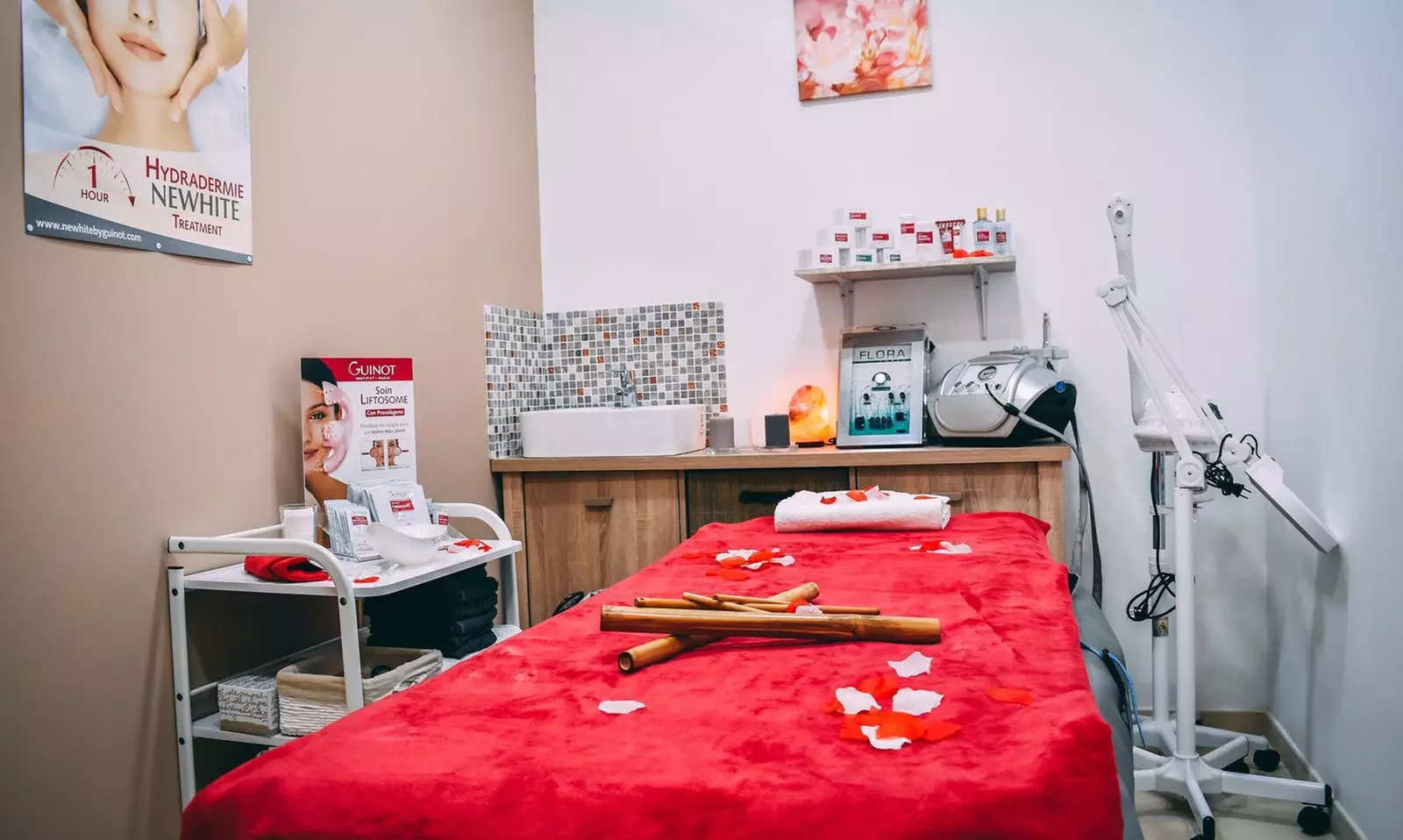 Sesión de limpieza facial