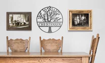 Up to 70% Off Custom Family Tree Monograms from Rusted Orange
