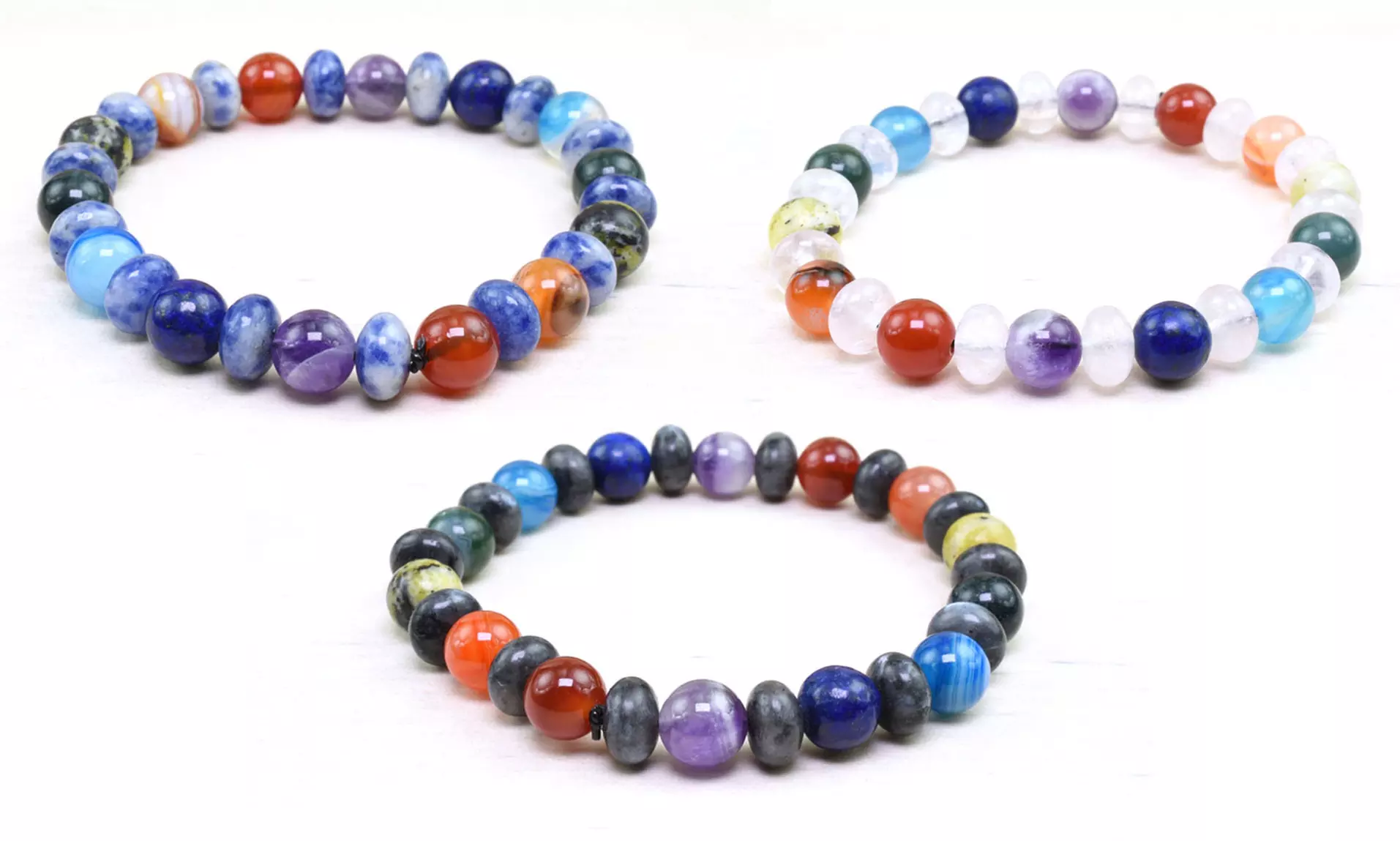 Pink Box Genuine Chakra Bracelet (Multiple Styles Available) - Primary Image