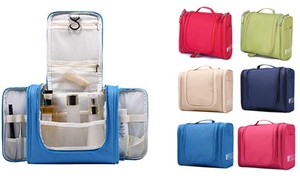 One or Two Multi-Compartment Waterproof Toiletry Bags