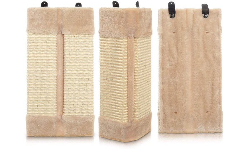 Image 3: Corner Wall Sisal Cat Scratcher