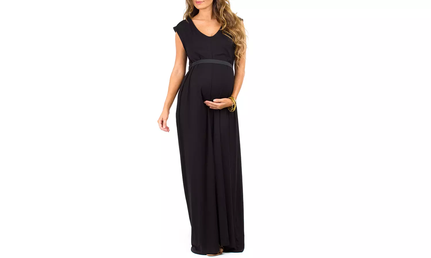 formal fitted maxi dresses Manhattan White Sequin Slip Maxi Formal Dress - US 14