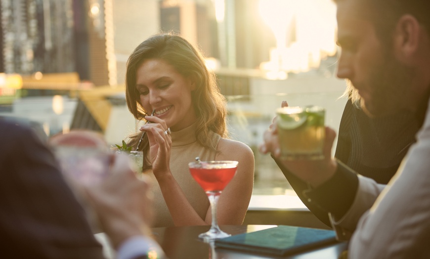 Image 2:  Beer and Wine at The Stolen Gem Rooftop Bar