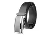 Men's Leather Automatic Buckle Ratchet Dress Belt - Second Medium