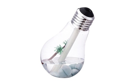 1 o 2 diffusori aromaterapeutici a forma di lampadina colorata al LED con ricarica USB