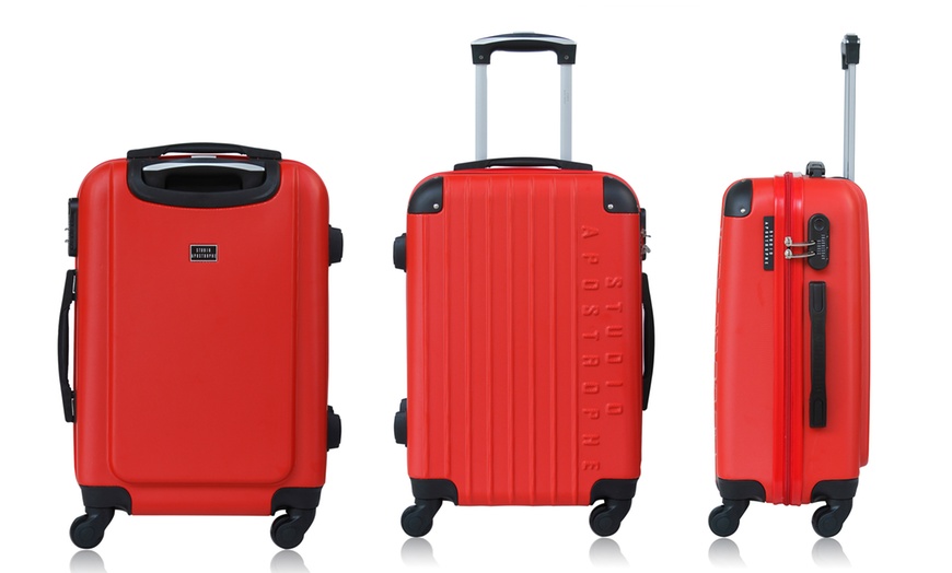 Image 11: Set of Three ABS Suitcases