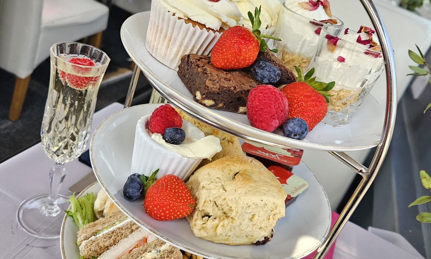 Image 1: Enjoy a Luxury Afternoon Tea Canal Cruise for 2 or 4 People