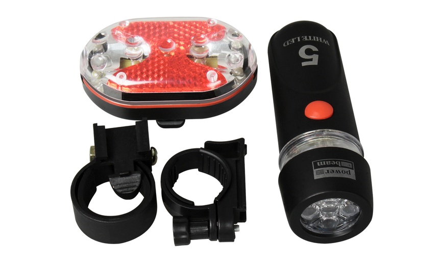 Image 2: Ultra-Bright Bike Head Light Set