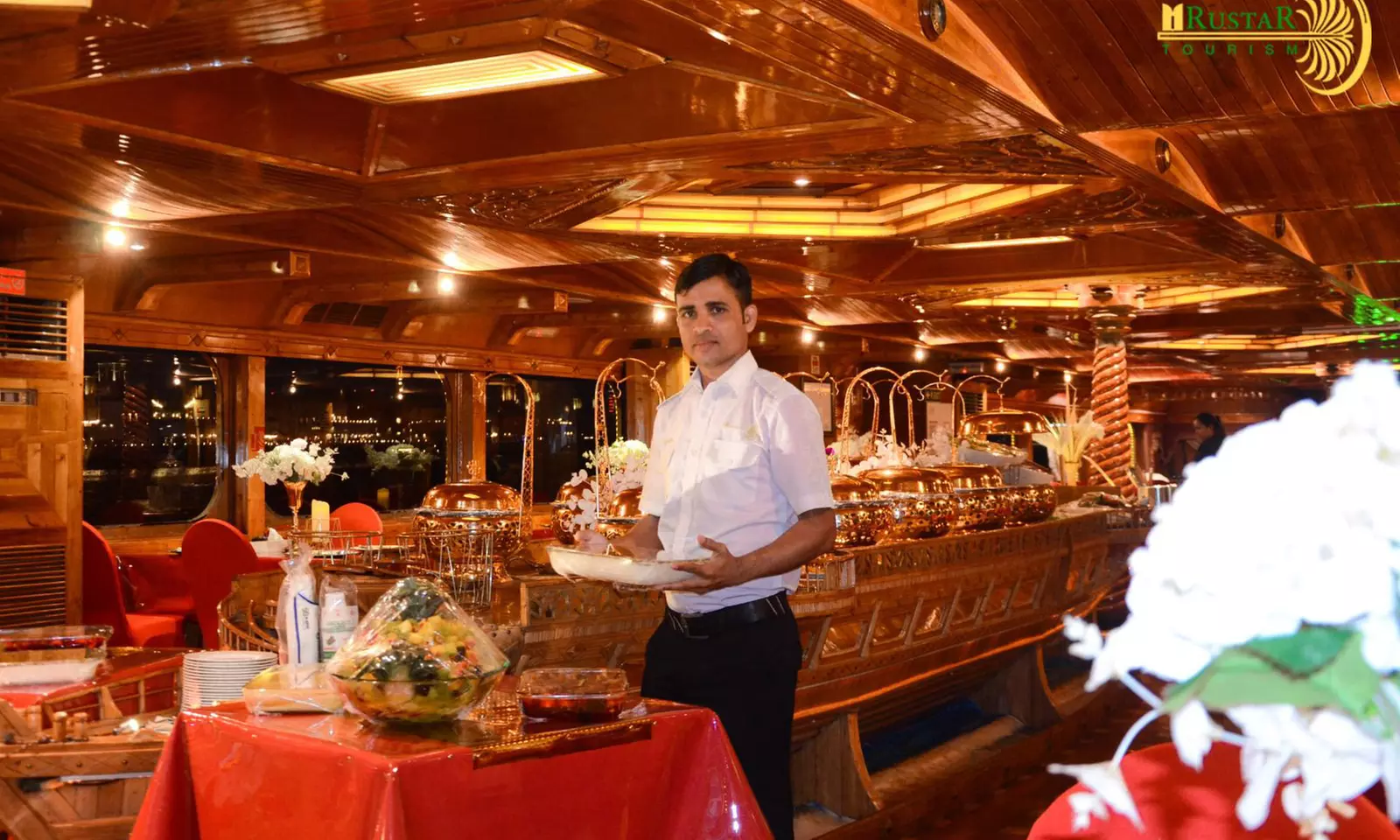 Rustar Premium Dhow Cruise Dinner for One, Two or Four People