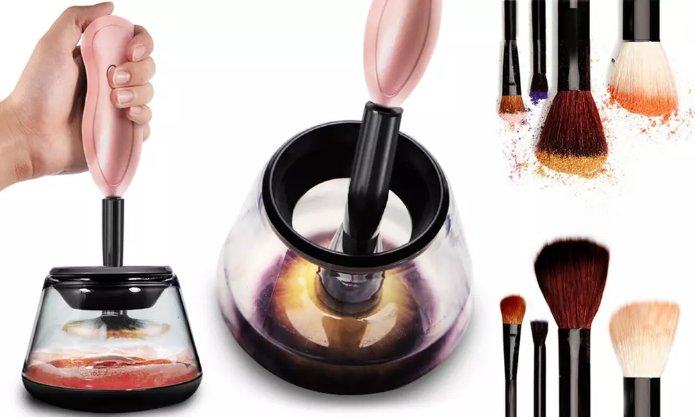 Appareils de nettoyage pour pinceaux de maquillage avec nettoyant anti-bactérien - Primary Image