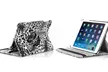 360 Grad drehbares Case für Apple iPad im Lepoard-Design im Modell und in der Farbe nach Wahl - Second Medium