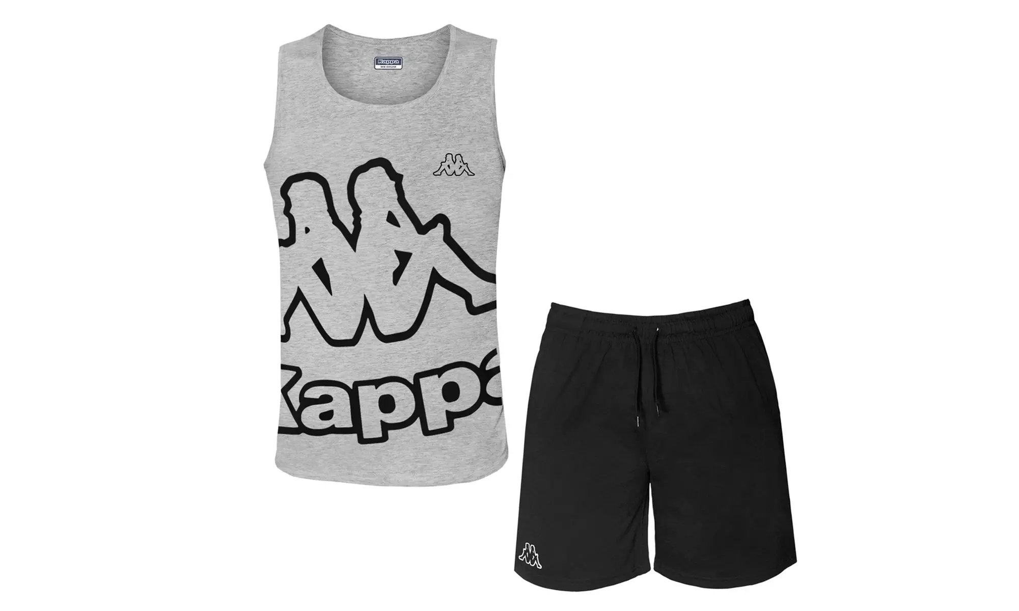 Completo uomo corto Kappa homewear-sleepwear in 100% cotone