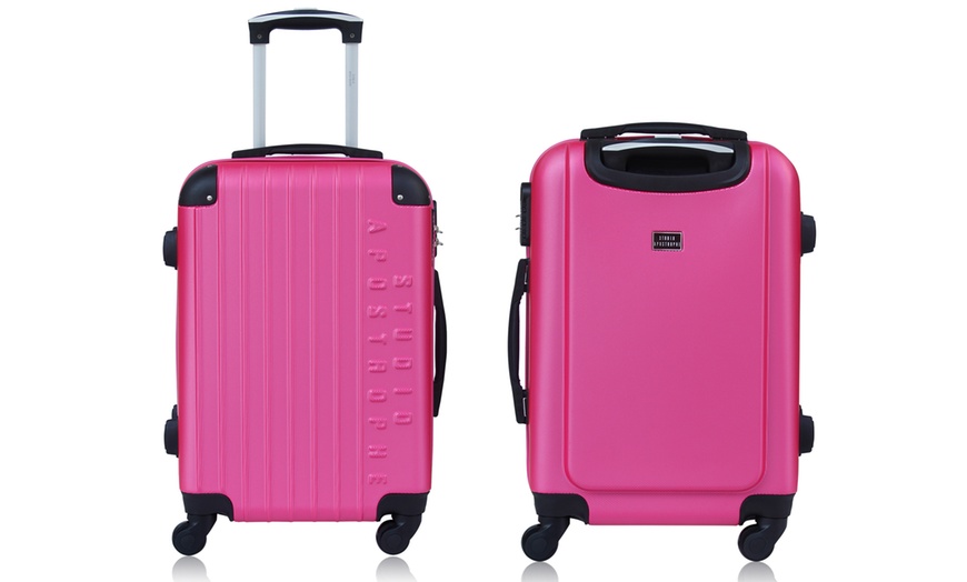 Image 8: Set of Three ABS Suitcases