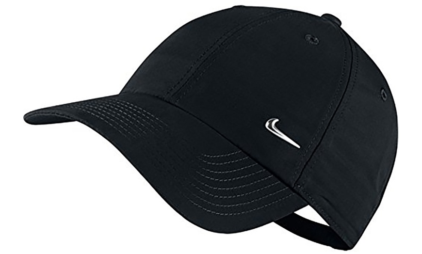 Image 3: Nike Metal Swoosh Baseball Cap