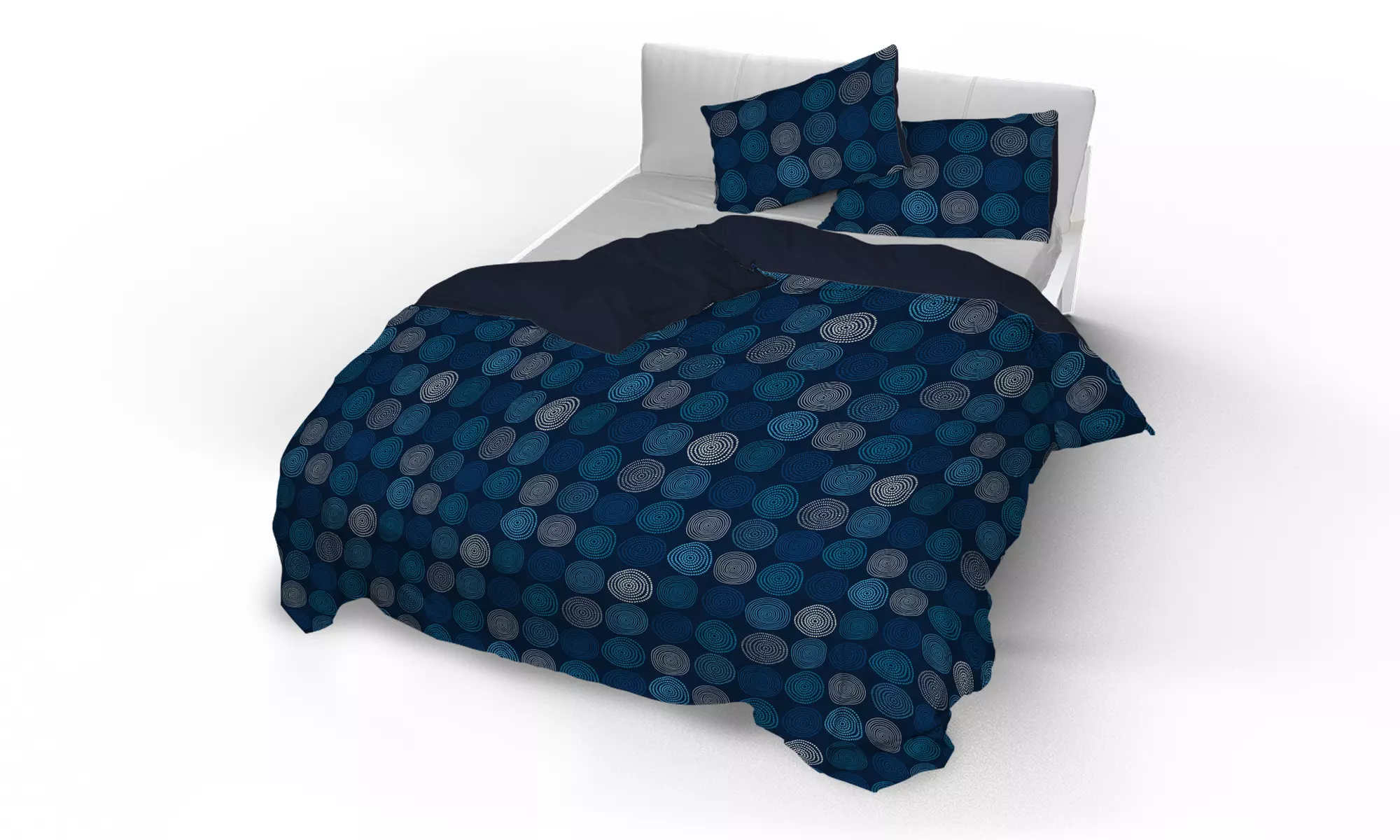 Ensemble de literie fantaisie, effet "peau de pêche"