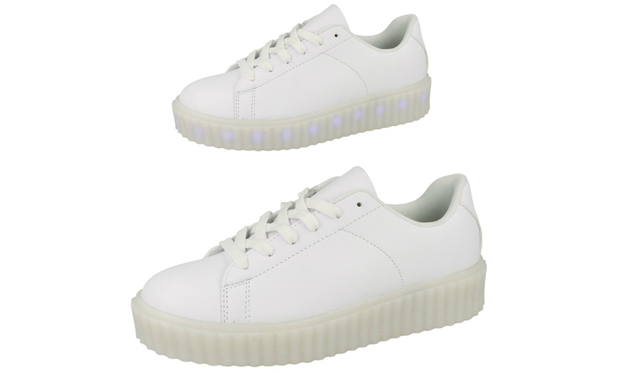 Image 10: Women's Trainers with LED Lights