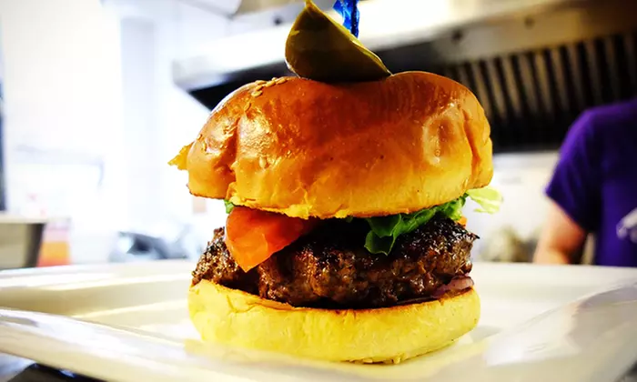Two or Four Burgers and Craft Beers at Smiths Pub (Up to 44% Off) - Primary Image