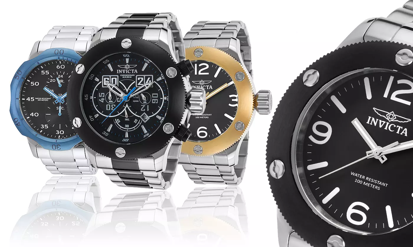 NEW Invicta Russian Diver  Black Dial Stainless Men\'s Watch 18580 On Bracelet Invicta Analog Black Dial Men main image 4