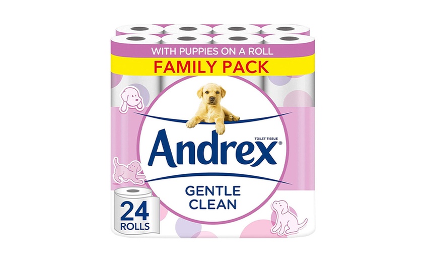 Image 2: Upto 72 Rolls of Andrex Fragrance-Free Toilet Rolls 