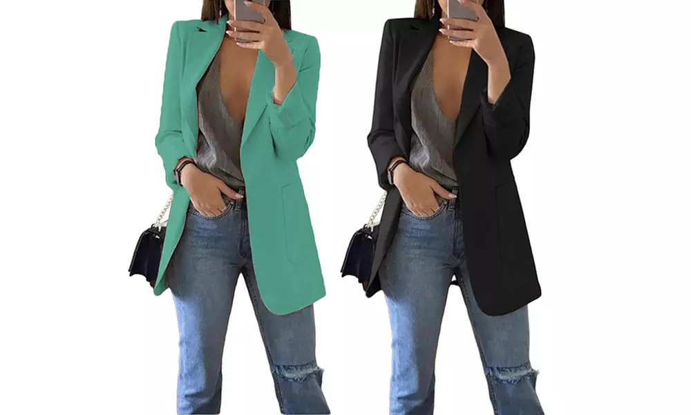 Damen Casual Boyfriend Blazer