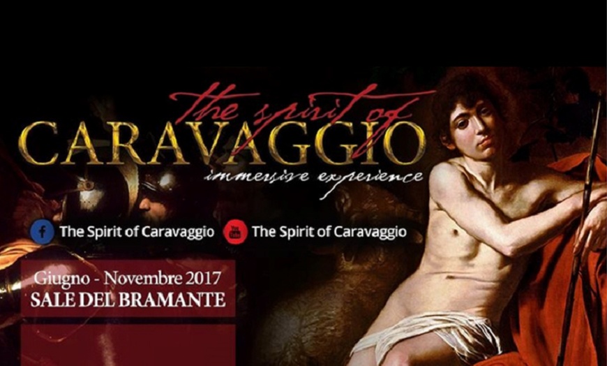 Image 1: Caravaggio - Mostra interattiva, fino a novembre a Roma