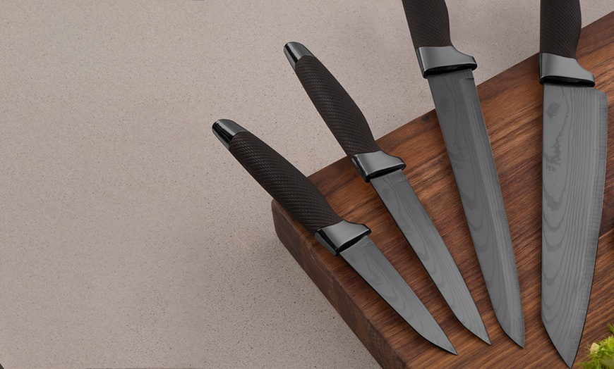 Image 4: Tower Five-Piece Knife Set